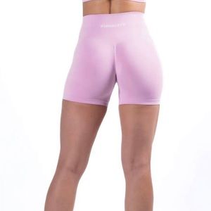 Alphalete Amplify Shorts, Bloom Pink, Size Medium